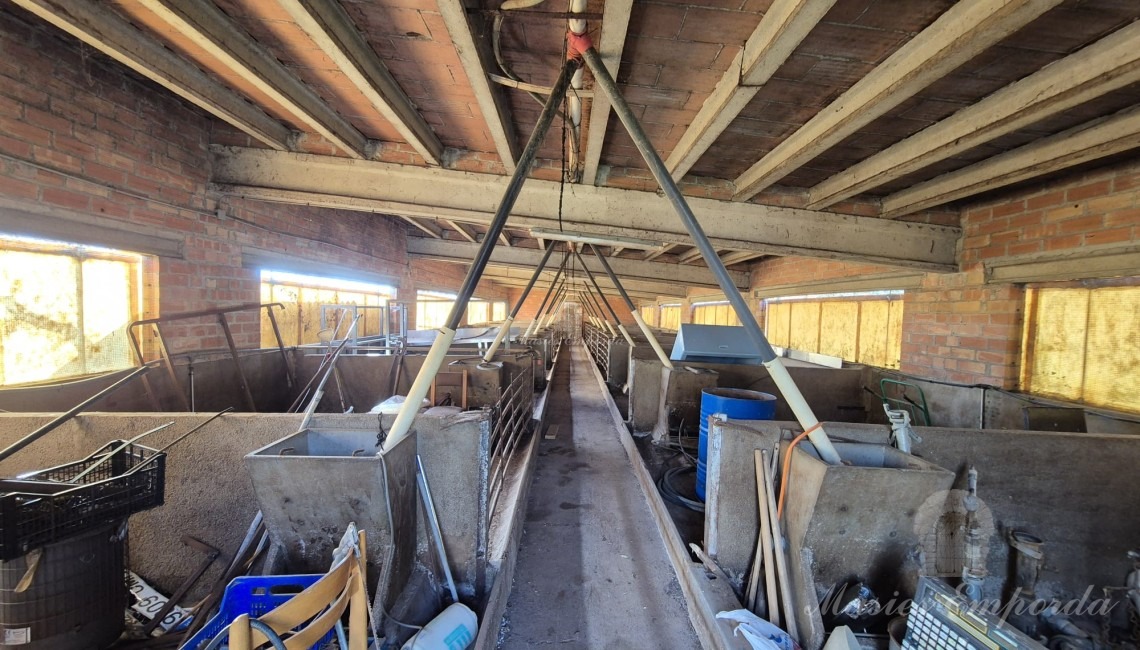 Interior de las cuadras 