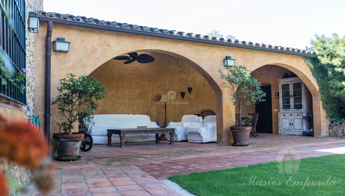 Porche de verano de la casa