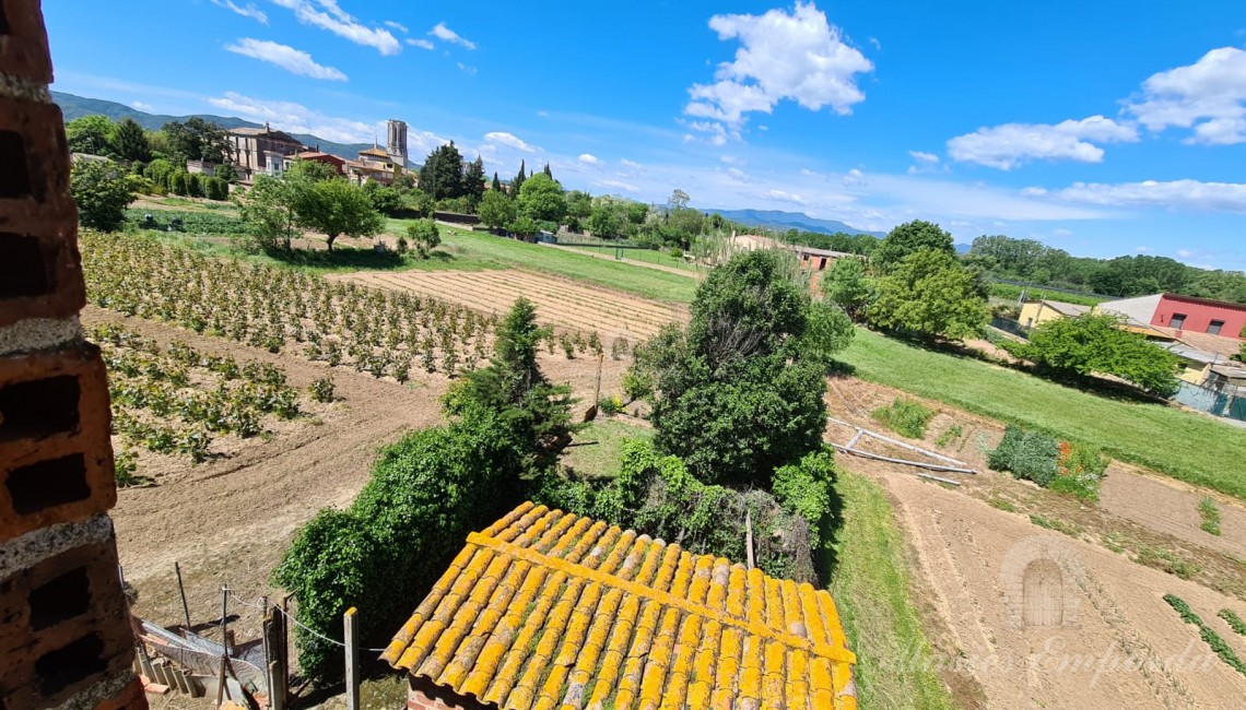 Vista desde la buhardilla 