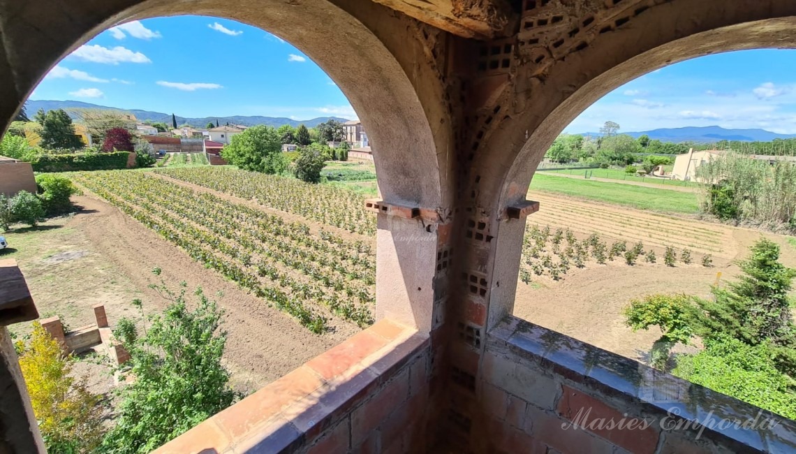 Vista desde la buhardilla 