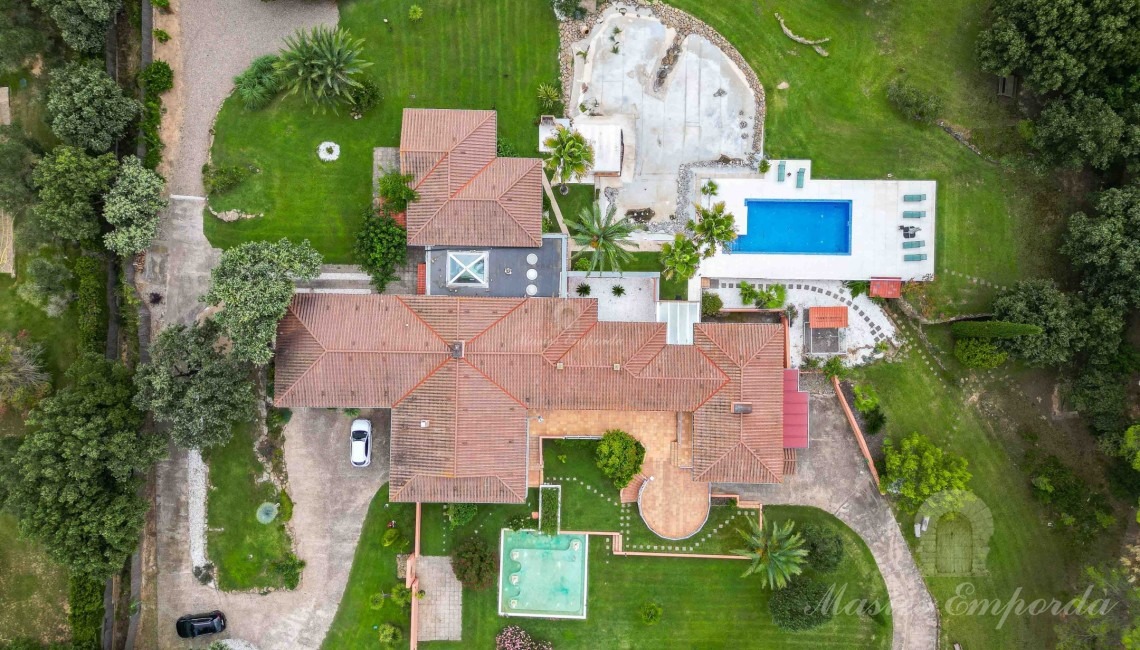 Vista del conjunto de la propiedad