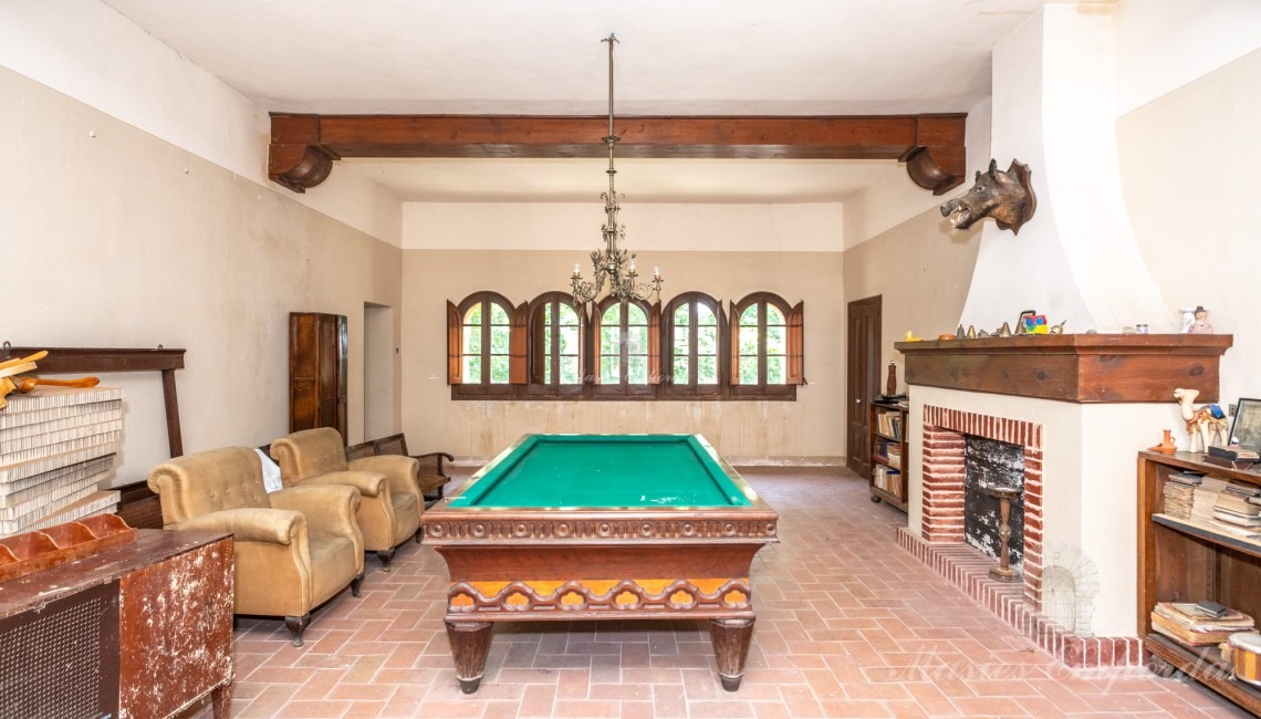 Sala de juegos en la buhardilla 