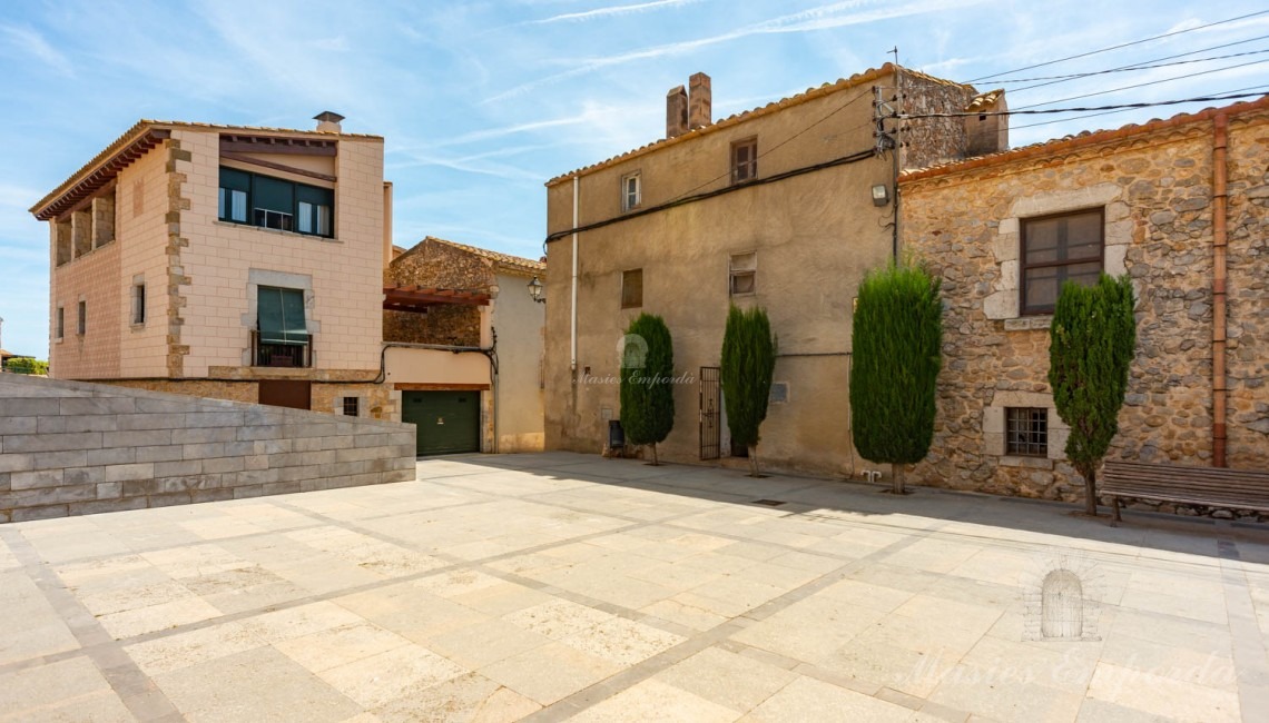Vistas de la fachada de la casa 