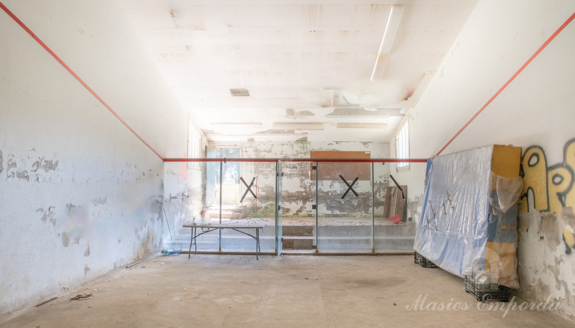 Pista de squash. 