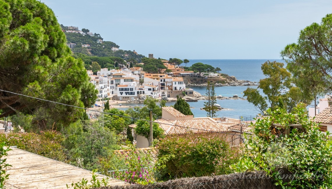 Vistas de las playas de Calella de Palafrugell 