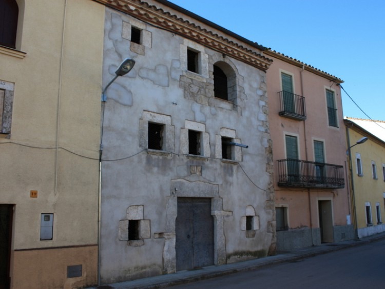 Fachada principal de la casa