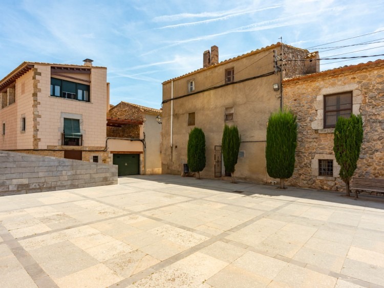 Vistas de la fachada de la casa 