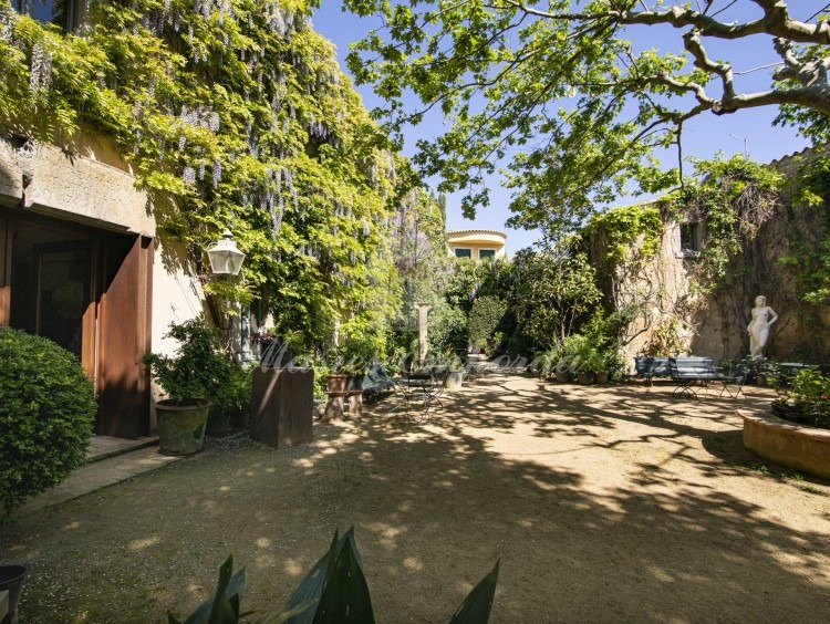 Vistas del jardín de la casa 