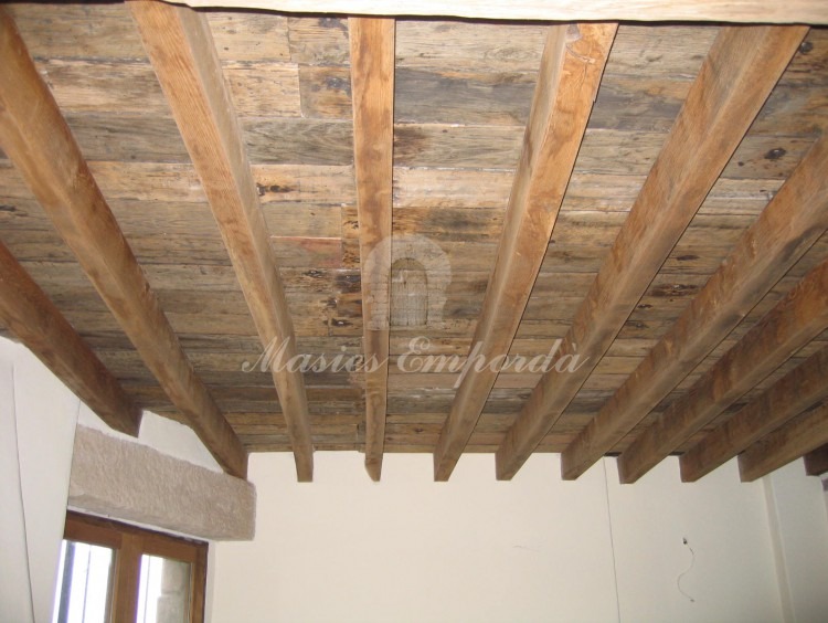 Detalle de la cubierta de planta 